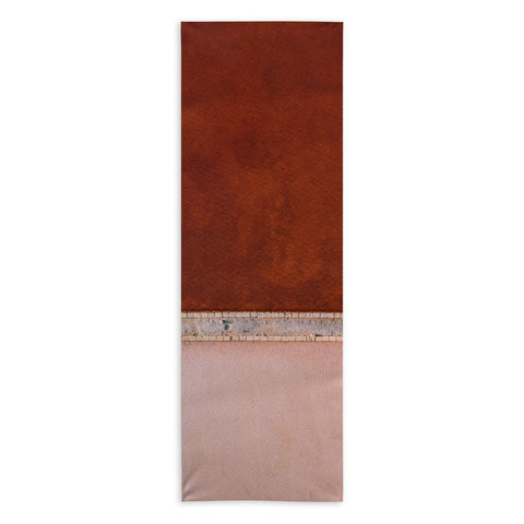 Michael Schauer Minimal and abstract aerial view Yoga Towel