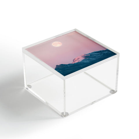 Michael Schauer Moon and the Mountains Acrylic Box