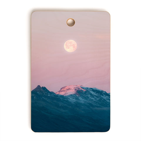 Michael Schauer Moon and the Mountains Cutting Board Rectangle
