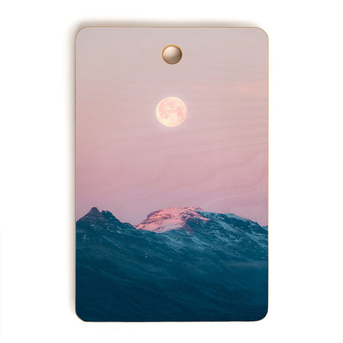 Michael Schauer Moon and the Mountains Cutting Board Rectangle