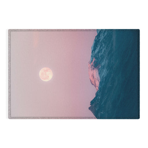 Michael Schauer Moon and the Mountains Outdoor Rug