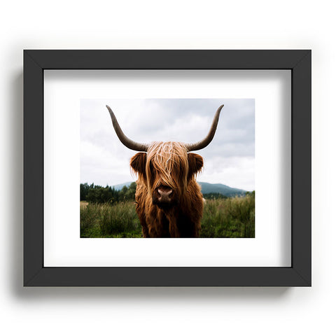 Michael Schauer Scottish Highland Cattle Recessed Framing Rectangle