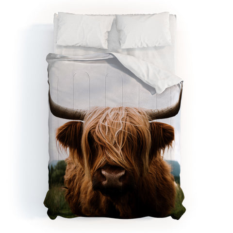 Michael Schauer Scottish Highland Cattle Comforter