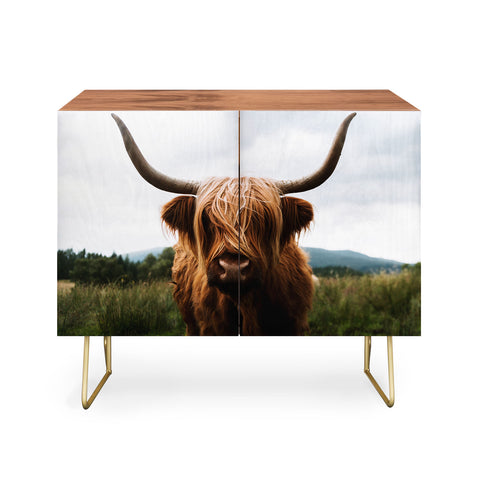 Michael Schauer Scottish Highland Cattle Credenza