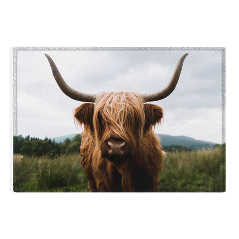 Michael Schauer Scottish Highland Cattle Outdoor Rug