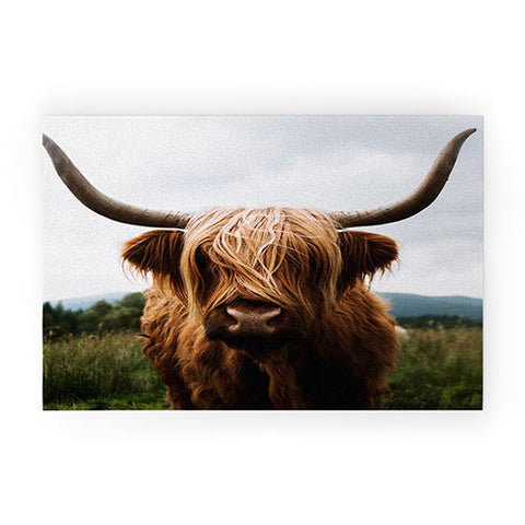 Michael Schauer Scottish Highland Cattle Welcome Mat