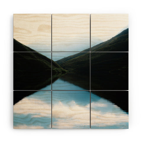 Michael Schauer Sky Symmetry Landscape Wood Wall Mural