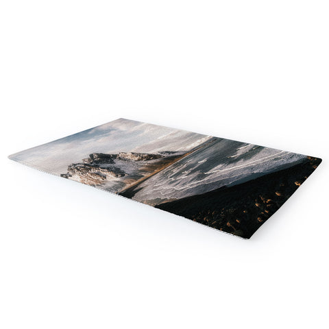 Michael Schauer Stokksnes Icelandic Mountain Beach Sunset Area Rug