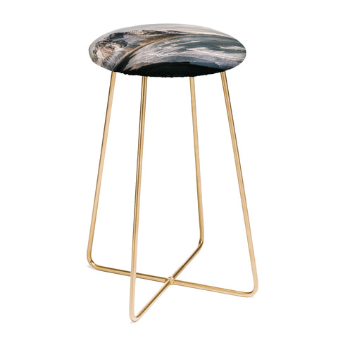 Michael Schauer Stokksnes Icelandic Mountain Beach Sunset Counter Stool