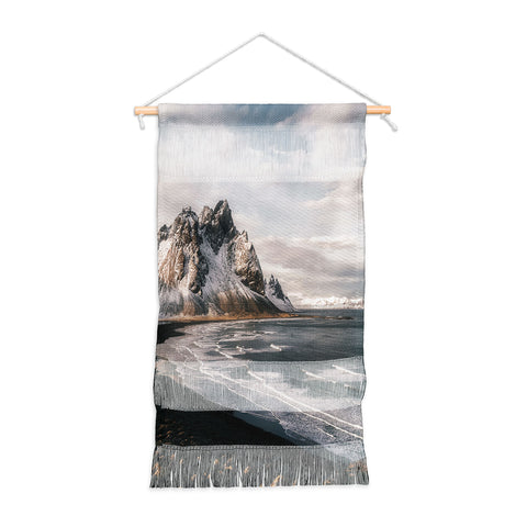Michael Schauer Stokksnes Icelandic Mountain Beach Sunset Wall Hanging Portrait