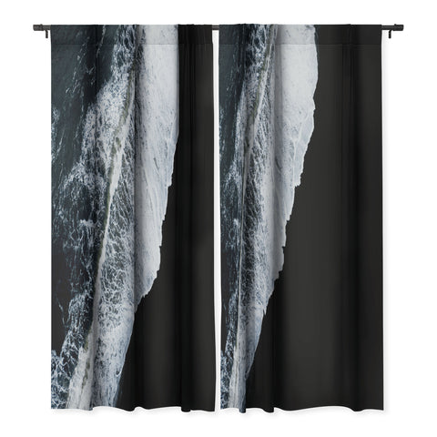 Michael Schauer Waves crashing on a black sand beach Blackout Non Repeat