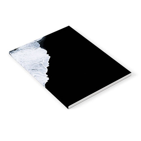 Michael Schauer Waves crashing on a black sand beach Notebook