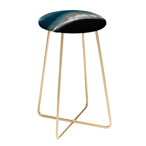 Michael Schauer Where the river meets the ocean Counter Stool