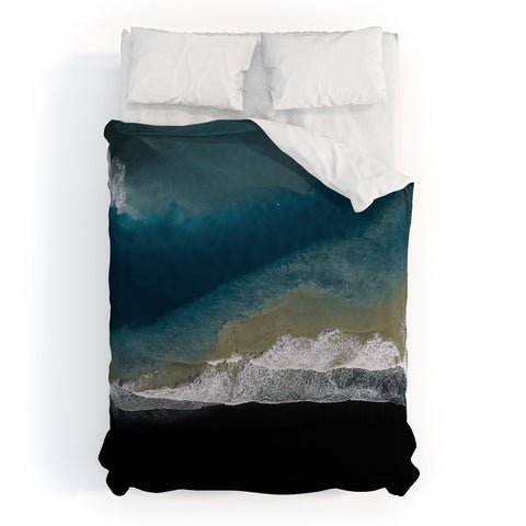 Michael Schauer Where the river meets the ocean Duvet Cover