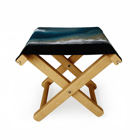 Michael Schauer Where the river meets the ocean Folding Stool