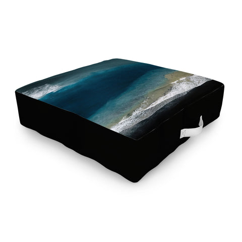Michael Schauer Where the river meets the ocean Outdoor Floor Cushion