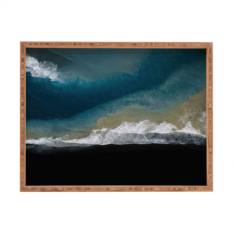 Michael Schauer Where the river meets the ocean Rectangular Tray