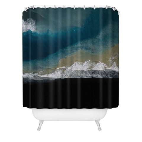 Michael Schauer Where the river meets the ocean Shower Curtain