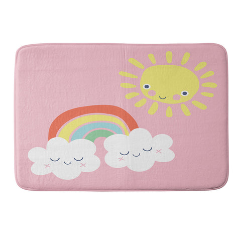 MICHELE PAYNE Fair Weather Friends Memory Foam Bath Mat