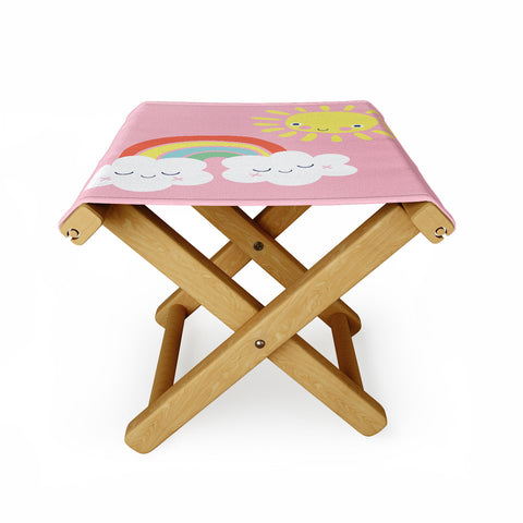 MICHELE PAYNE Fair Weather Friends Folding Stool