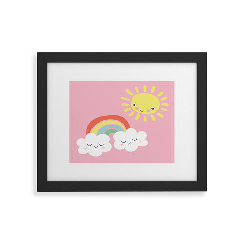 MICHELE PAYNE Fair Weather Friends Framed Art Print