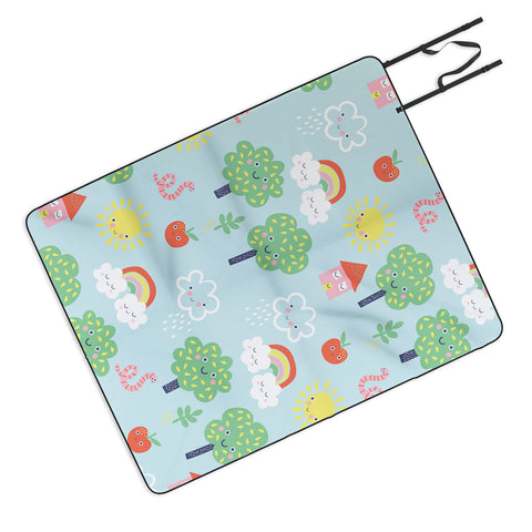 MICHELE PAYNE Fair Weather Friends Picnic Blanket