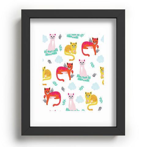 MICHELE PAYNE Grumpy Cats Recessed Framing Rectangle