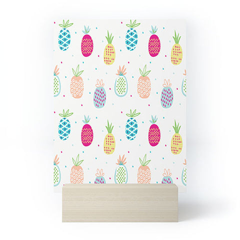 MICHELE PAYNE Pineapples I Mini Art Print