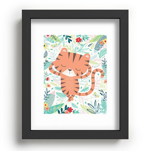 MICHELE PAYNE Sleeping Tiger Recessed Framing Rectangle