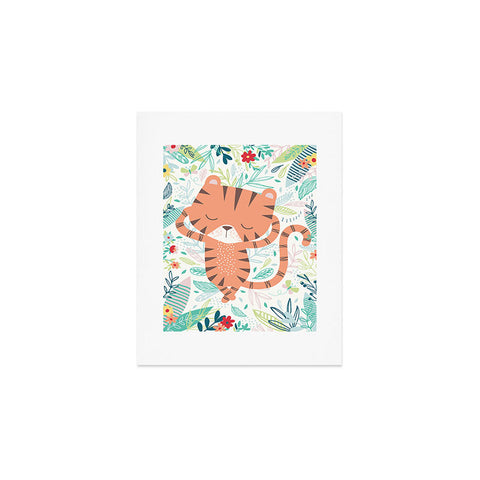 MICHELE PAYNE Sleeping Tiger Art Print