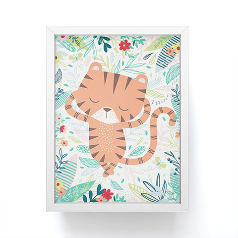 MICHELE PAYNE Sleeping Tiger Framed Mini Art Print