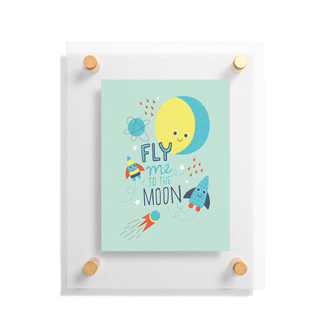 MICHELE PAYNE To The Moon And Back I Floating Acrylic Print