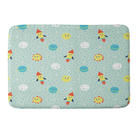 MICHELE PAYNE To The Moon And Back I Memory Foam Bath Mat