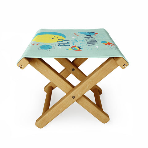 MICHELE PAYNE To The Moon And Back I Folding Stool