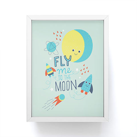 MICHELE PAYNE To The Moon And Back I Framed Mini Art Print