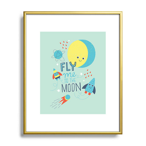 MICHELE PAYNE To The Moon And Back I Metal Framed Art Print