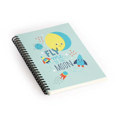 MICHELE PAYNE To The Moon And Back I Spiral Notebook
