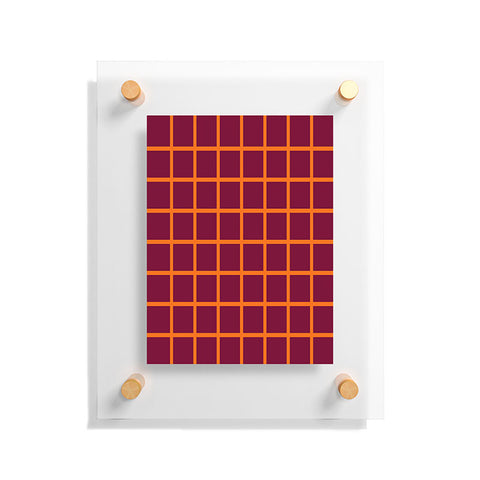 Miho chequered Floating Acrylic Print