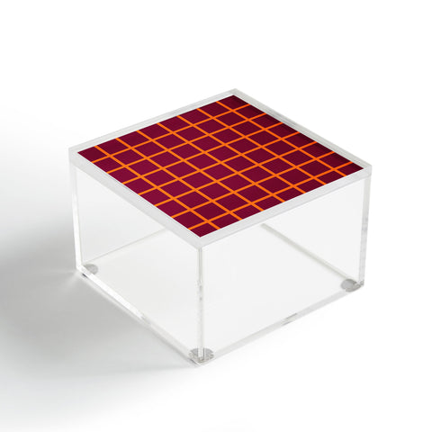 Miho chequered Acrylic Box