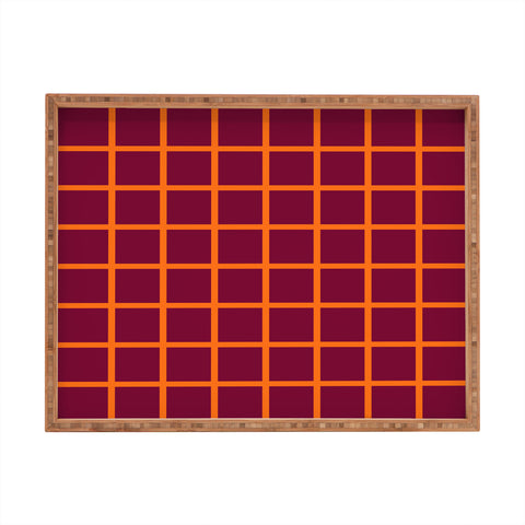 Miho chequered Rectangular Tray