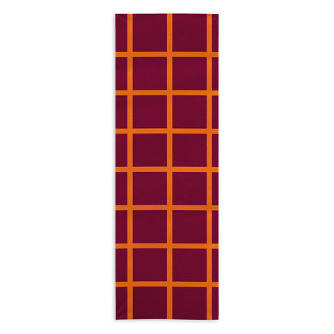 Miho chequered Yoga Towel