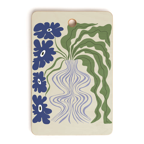 Miho Dropping leaf plant Cutting Board Rectangle