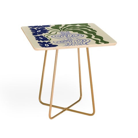 Miho Dropping leaf plant Side Table
