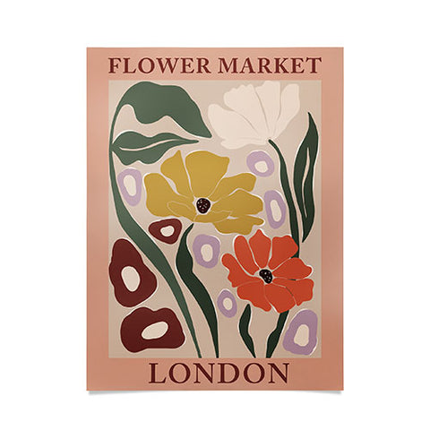 Miho flower market london Poster