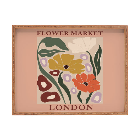 Miho flower market london Rectangular Tray