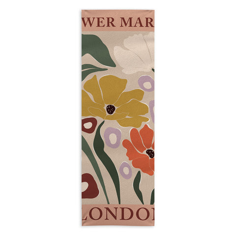 Miho flower market london Yoga Towel