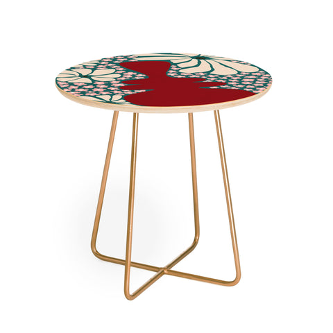 Miho Happy Retro flower vase 1 Round Side Table