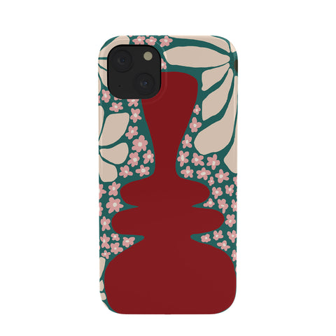 Miho Happy Retro flower vase 1 Phone Case