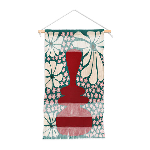 Miho Happy Retro flower vase 1 Wall Hanging Portrait