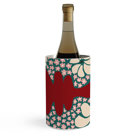 Miho Happy Retro flower vase 1 Wine Chiller
